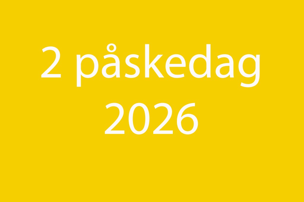 Andre Påskedag 2026