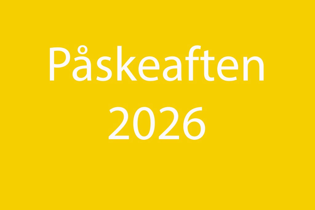 Påskaften 2026